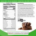 Orgain Organic Nutritional Shake Creamy Chocolate Fudge Meal Replacement 16g Grass Fed Whey Protein 20 Vitamins Minerals Gluten Soy Kosher NonGMO 11 Fl Oz Pack of 12