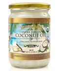 COCONUT COUNTRY LIVINGÃƒÂ¢Ã¢â€šÂ¬Ã¢â€žÂ¢S | Extra Virgin Coconut Oil | Unrefined, Organic, Cold Pressed | Ideal For Hair, Skin, Cooking, Body Massage, Beauty and Oil Pulling| Keto & Paleo Cooking Oil | 2 Glass Jars 16.91 oz Each