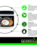 Greenive - 100% Pure Virgin Raw Coconut Oil - Organic - Pure - Virgin - (16 Ounce)
