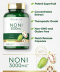 Carlyle Noni Fruit Capsules 3000Mg | 240 Count | Non-Gmo, Gluten Free | Traditional Herb Supplement