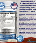 YUMMYVITE Balance Complex For Women - For Vaginal Health, Herbal Detox & Cleanse, Vaginal Probiotics, Supports Healthy Intestinal Flora, Helps With Yeast Infections 60 Capsules