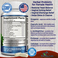 YUMMYVITE Balance Complex For Women - For Vaginal Health, Herbal Detox & Cleanse, Vaginal Probiotics, Supports Healthy Intestinal Flora, Helps With Yeast Infections 60 Capsules