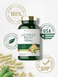 Carlyle Licorice Root Capsules 900mg | 300 Count | Root Extract Supplement | Non-GMO Gluten