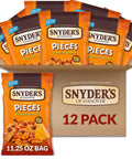 Snyder's of Hanover Pretzel Pieces, Honey Mustard and Onion, 11.25 Oz (Pack of 12)