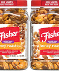 Fisher Snack Honey Roasted Mixed Nuts with Peanuts, 24 Ounces | Peanuts, Cashews, Almonds, Filberts, Pecans
