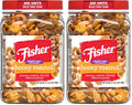 Fisher Snack Honey Roasted Mixed Nuts with Peanuts, 24 Ounces | Peanuts, Cashews, Almonds, Filberts, Pecans