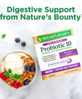 Nature's Bounty Controlled Delivery Probiotic Dietary Supplement Advanced Support For Digestive Intestinal And Immune Health 30 Caplets