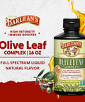 Barlean's Organic Oils Olive Leaf Complex Immune Support Liquid 16 Ounce