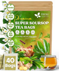 FreshDrinkUS, Premium 50 Mulberry Leaf Tea Bags, 100% Natural & Pure from Mulberry Leaves. Herbal Tea. Made with Natural Material Tea Bags. No Sugar, No Caffeine, No Gluten, Vegan.