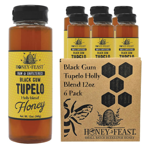 HONEY FEAST New Zealand Manuka Infused Honey with Propolis 12oz - Raw Manuka Honey, Patent Pending Formula, MGO182 Rating, Manuka Honey New Zealand