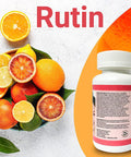Rutin 50mg 90 tablets [1 bottle] by Total Natural, Anti-inflammatory, Help Absorb And Utilize Vitamin C, Improved Vascular Health, Vision Care