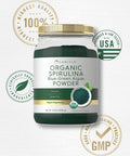 Carlyle Organic Spirulina Powder For Smoothies 2.2 Lbs Blue Green Algae 8G Spirulina Per Serving Vegan, Non-Gmo, Gluten