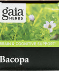 Gaia Herbs Bacopa - Brain and Cognitive Support Herbal Supplement - Made with Bacopa (Bacopa Monnieri) to Help Support a Thriving Mind - 60 Vegan Liquid Phyto-Capsules (Up to 60-Day Supply)