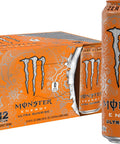 Monster Energy Ultra Sunrise, Sugar Free Energy Drink, 16 Ounce (Pack of 12)
