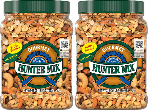 Southern Style Nuts Gourmet Hunter Bulk Trail Mix, 23 oz (Pack of 1), Sesame Sticks, Roasted Peanuts, Sunflower Kernels, Almonds, Cashews & Pepitas, Mixed Nuts, Snacks for Adults & Kids
