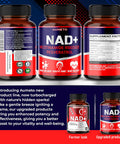 Nad+ Supplement With Nicotinamide Riboside Nr, Resveratrol, Quercetin - Cellular Energy & Repair, Vitality, Healthy Aging (90 Count (Pack Of 1))
