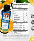 Barlean's Organic Oils Fresh Catch Fish Oil Orange Flavor 8-Ounce Bottle
