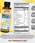 Barlean's Omega-3 Fish Oil Mango Peach Smoothie 16 oz