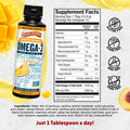 Barlean's Omega-3 Fish Oil Mango Peach Smoothie 16 oz