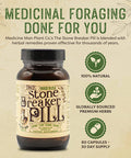 Medicine Man Plant Co The Stone Breaker Pill 60 Capsules - Gallbladder And Kidney Supplements With Chanca Piedra, Celery Seeds, And Saw Palmetto - Herbal And Organic Gallbladder And Kidney Stone Breaker For Kidney Stones