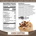 Orgain Grass Fed Hydrolyzed Collagen Peptides Protein Powder with Orgain Organic Plant Based Protein Powder Iced Coffee