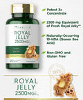 Carlyle Royal Jelly Capsule | 2500Mg | 120 Count | Non-Gmo And Gluten Free Formula | Traditional Supplement