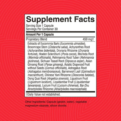 Nature'S Sunshine Kb-C, Chinese Tcm Concentrate, 30 Capsules | Strengthens The Urinary System, Supports The Structural System