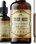 HERBALICIOUS Natural Irish Moss Extract - Drops For Health, Thyroid Function Support, Healthy Digestion, Energy Boost - Liquid Dietary Supplement - Vegetarian-Friendly Formula (2Oz)