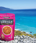 Seapoint Farms Mighty Lil' Lentils Savory Plant Based Snack 5g Protein 5g Fiber Vegan GlutenFree NonGMO Kosher OntheGo Snacking Pink Himalayan Salt 5 oz Bag (Pack of 3)