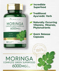 Carlyle Moringa Oleifera | 180 Capsules | Non-Gmo And Gluten Free Supplement | Complete Green Superfood | From Moringa Leaf Powde