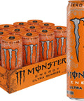 Monster Energy Zero Ultra, Sugar Free Energy Drink, 16 Ounce | Pack of 12
