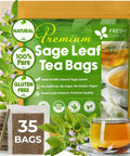 FreshDrinkUS, Premium 75 Mulberry Leaf Tea Bags, 100% Natural & Pure from Mulberry Leaves. Loose Leaf Herbal Tea. Made with Natural Material Tea Bags. No Sugar, No Caffeine, No Gluten, Vegan.