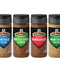 McCormick Grill Mates Spices, Everyday Grilling Variety Pack (Montreal Steak, Montreal Chicken, Roasted Garlic & Herb, Hamburger), 4 Count