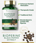 Carlyle Bioperine 10Mg | 120 Capsules | Non-Gmo & Gluten Free | Sourced From Black Pepper Extract | Supports Curcumin Powder Abso