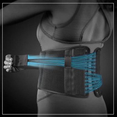 Curad Performance Series Ironman Back Support with Dual-Pulley System Universal Size 1 Count