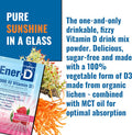 Ener-D Raspberry Multivitamin Drink Powder - Sugar Vitamin D3 - Immune & Energy Support - For Men & Women - Zinc, Vitamin B & C, Electrolytes - Vegan, Non-Gmo Real Fruit Juice - 24 Servings