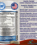 YUMMYVITE 15 Day Colon Cleanse And Detox, Herbal Detox Formula, Supports Weight Loss, Constipation Relief - Boosts Energy. Flush Toxins, Natural Safe Colon Cleanser For Men And Women - 30 Capsules