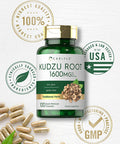 Carlyle Kudzu Root | 100 Extract Capsules | Non-Gmo And Gluten Free Formula | Traditional Herbal Supplement