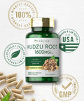 Carlyle Kudzu Root | 100 Extract Capsules | Non-Gmo And Gluten Free Formula | Traditional Herbal Supplement