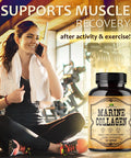 HERBALICIOUS Marine Collagen Capsules - Non Gmo, Gluten-Free Hydrolyzed Fish Collagen Supplements For Radiant Skin, Hair, Nails, Joints, & Bones - Made In Usa - 120 Capsules, 30 Days Supply