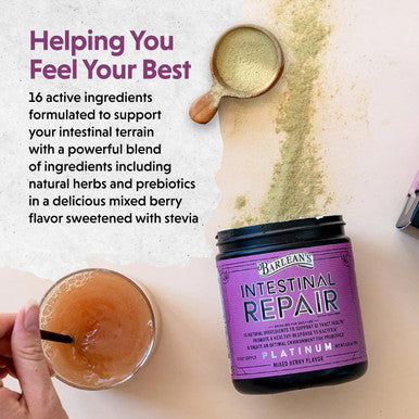 Barlean's Platinum Intestinal Repair Mixed Berry 6.35 Oz. 169635