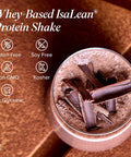 IsaLean Protein Shake Complete Superfood Meal Replacement Shake for Maintaining Healthy Weight and Lean Muscle Growth with 24 Vitamins and Minerals-29.6 oz - 14 Meal Canister Creamy Dutch Chocolate