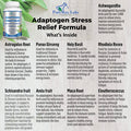 YUMMYVITE Adaptogen Stress Relief Immune Support Formula - Adaptogenic Adrenal Support With Ashwagandha, Astragalus, Ginseng, Holy Basil, Rhodiola, Amla, Maca, Schisandra, Non-Gmo - 60 Capsules