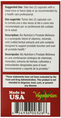 Bio Nutrition Prostate Wellness Vegi-Caps, 60 Count