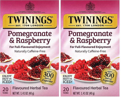 Twinings Lemon & Ginger, Caffeine-Free Herbal Tea Bags, 100 CT Box (1 Pack) | Spicy & Tangy, Ginger, Lemon Peel, Lemongrass, Blackberry Leaves, Soothe Digestion, 100 Foil Lined Individually Wrapped Bags