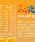 Actikid Magic Beans Multivitamin 45X Orange Flavour, Gelatine Free, Vitamins For Children, Immune System Booster, Halal