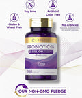 Carlyle Probiotics 25 Billion CFU | with Prebiotics | 100 Capsules | Vegetarian Non-GMO & Gluten Supplement | for Men & Women