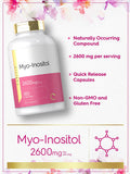Carlyle Myo-Inositol 2600Mg | 180 Capsules | Extra Strength Supplement | Non-Gmo, Gluten Free