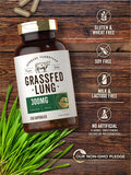 Grass Fed Beef Lung Capsules With Liver | 600Mg | 250 Count | Non-Gmo, Pasture Raised | By Herbage Farmstead
