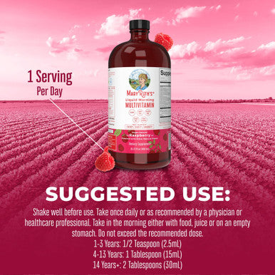 MaryRuth's Multivitamin for Women Men and Kids 15.22 Fl Oz